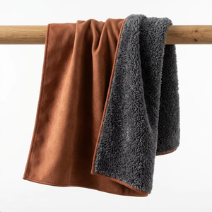 Serviette de lavage auto en microfibre polaire corail <span class=keywords><strong>chamois</strong></span> 400 GSM 40x60cm – Chiffon de séchage super absorbant et sans traces pour le detailing - Product Image 1