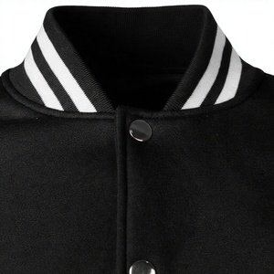 แจ็คเก็ตเบสบอลทรงสลิมแบบวาร์ซิตี้คุณภาพสูงสั่งทำได้สำหรับทุกเพศ  ผ้าขนสัตว์สำหรับฤดูหนาว ระบายอากาศได้ดี กันลม สไตล์วินเทจ ขายส่ง พร้อมปักตัวอักษร - Product Image 1