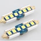 Dual Tip 39mm 2835 6led Blue Board Aluminum Led Bulb Core <b>Auto</b> Lighting - Product Image 3