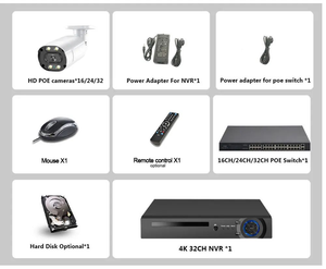 Xmeye 4MP 8mp 5mp Hd POE 48V POE Nvr IP <strong>Camera</strong> Kit ICsee 8mp Security <strong>Camera</strong> Kit 4CH 4k Cctv Security POE CCTV Ip <strong>Camera</strong> <strong>System</strong> - Product Image 6