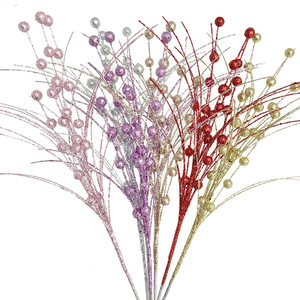 Noël Nouveau Produit Branche Coupe 25 Boules 45cm Lone Silk <span class=keywords><strong>Pistache</strong></span> De Noël DIY Arbre De Noël Ameublement Décoration - Product Image 4