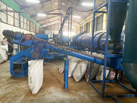 Séchoir à tambour rotatif industriel en fibre de palme Machine d'assèchement de coco Coco Ligne de production de séchage de coco