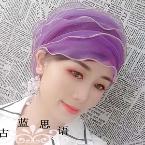 Nouveau adulte musulman foulard chapeau femmes ethnique Hijabs écharpe casquettes à la mode chapeaux pour femmes et filles - Product Image 3