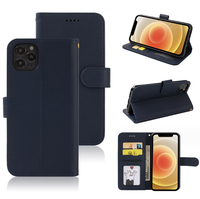 Premium Edge Plus G8 Casco Flip Phone Cover Étui pour téléphone portable avec porte-cartes et béquille