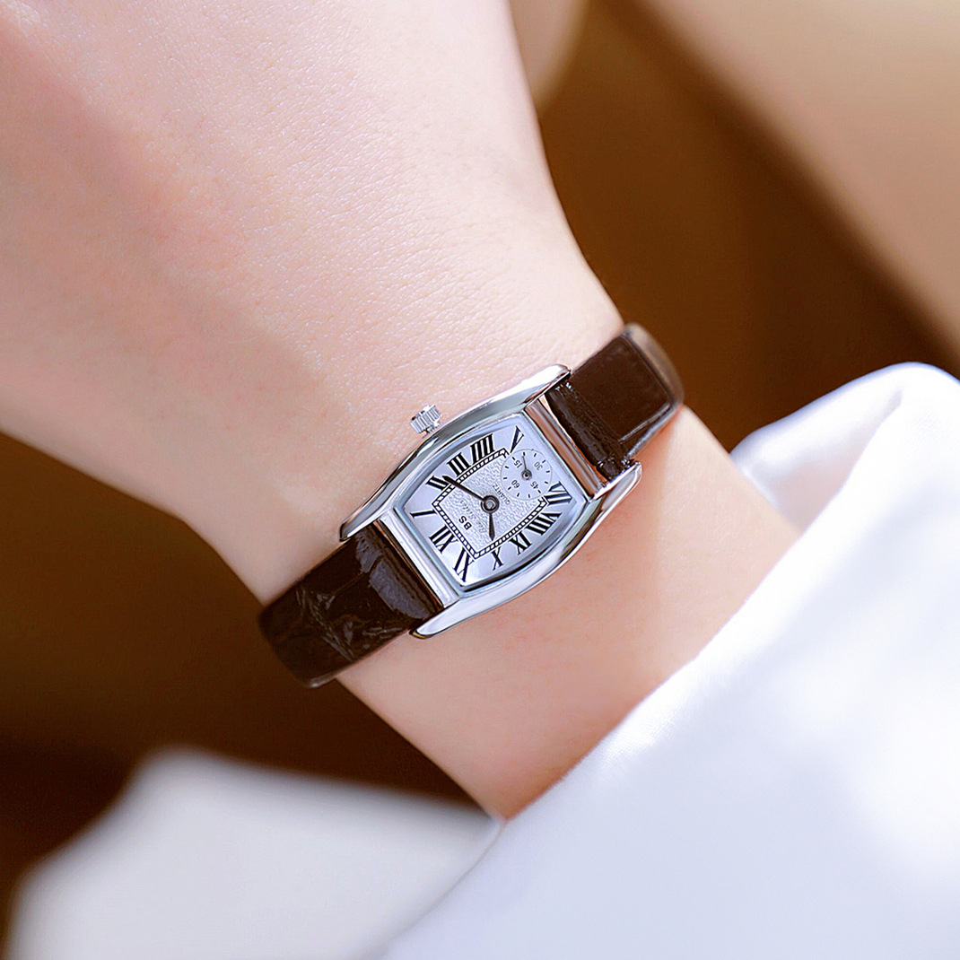 Belt black silver shell