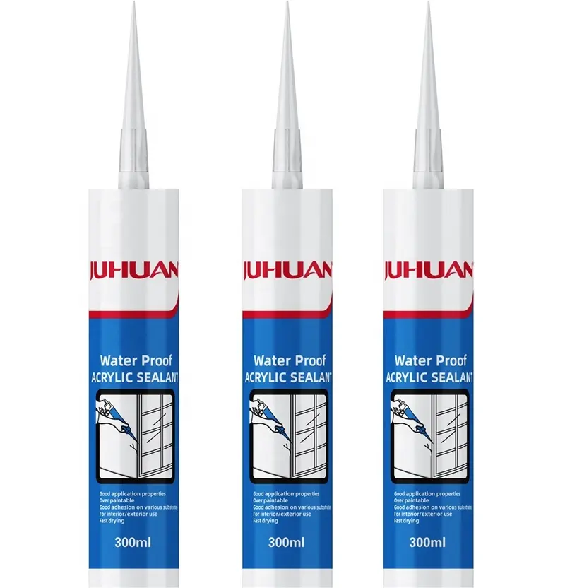 Acoustic White Caulking Paintable Water Based Acrylic Sealant