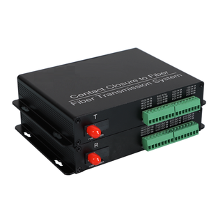 Convertisseur de contact sec industriel sur Ethernet 16 canaux, meilleure qualité, fermeture de contact sur fibre optique - Product Image 4