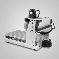 Routeur CNC miniature portable de haute qualité en métal, machine de gravure CNC de bureau 3020T avec système de contrôle NC Studio et Syntec