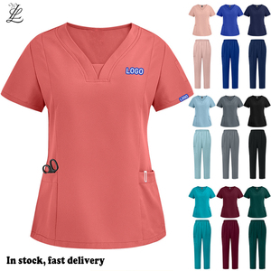 Nouveaux ensembles d'uniformes médicaux et de blouses d'infirmière pour femmes enceintes, style jogger, personnalisables avec logo, design tendance, vente en gros à prix abordable - Product Image 1