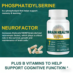 วิต้าฮอลล์ ผลิตภัณฑ์แคปซูลฟอสฟาติดิลเซอรีนบำรุงสมอง วิตามินบี6 บี12 ฟอสฟาติดิลเซอรีน 60 แคปซูล แคปซูลบำรุงสมองเพื่อการจำ - Product Image 3