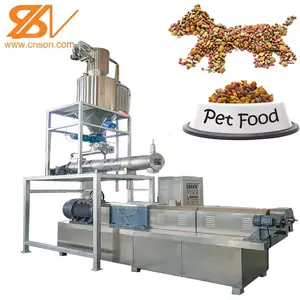 Pet Food Making Machine Line Dog Cat Food Extruder Floating Fish Feed Pellet Making Machine Aquatic Fish Food Production Line