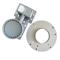 LNB professionnel 3,7-4,2 GHz bande C, filtre passe-bande anti-5G bande C et double horn d'entrée.