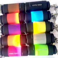 Mini lampe torche LED rechargeable par USB, format poche, porte-clés, étanche, lumière puissante, portable, lampe d'urgence, impression de logo