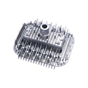Aluminum Alloy Die Casting Heatsink Parts Customizable Color Silver High Precision Machining For Lighting Fixtures - Product Image 2