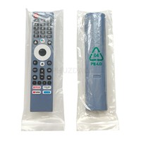 Remplacement de haute qualité à bas prix pour télécommande ASZ-V1 pour Asanzo TV avec fonction vocale de paquet de sac en plastique