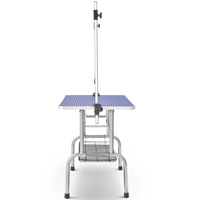 MT MEDICAL  Support de toilettage pour animaux de compagnie en acier inoxydable, adapté aux refuges pour animaux, avec hauteur réglable pour chats et chiens
