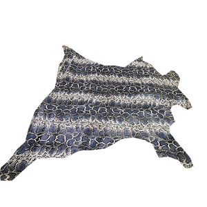 Cổ Điển Đá Quý Màu Xanh Da Bò In Nổi Mô Hình <span class=keywords><strong>Python</strong></span> Lớp Trên Da Chính Hãng Cho Hành Lý Và Giày Của Phụ Nữ - Product Image 6