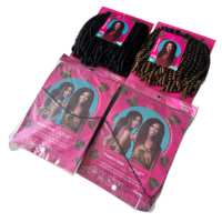 Tresses pour Crochet Cheveux Pré-torsadés Passion Twist Tresses au Crochet 10 Pouces Pré-bouclées Cheveux Synthétiques Bohèmes