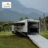 SUNRISE RV AU standard personnalisé caravane camping-car tout-terrain jouet transporteur avec salle de bain et douche séparées pour le camping extérieur