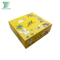 Logo imprimé haut de gamme personnalisé de luxe beauté maquillage ensemble de soins de la peau boîte-cadeau emballage cosmétique couverture ciel et terre boîte-cadeau