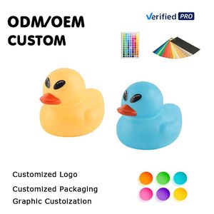 Nhà Máy Tùy Biến Huỳnh Quang Vịt Trẻ Em Squishy Đồ Chơi Sinh Thái Thân Thiện Tắm Đồ Chơi Cho Trẻ Em Tùy Chỉnh Cao Su Vịt - Product Image 2