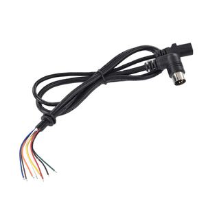 2464 22Awg 6Core Black PVC Molding Din 5P Male Plug 2 Core Black Molding DC Power <b>Cable</b> Assembly Competitive Electrical <b>Wire</b> - Product Image 1