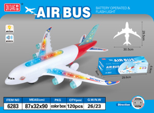 Avión de Combate <span class=keywords><strong>El</strong></span>éctrico Universal con Luces Intermitentes para Niños |   Modelo de Avión de Juguete con Luces y Música - Product Image 4