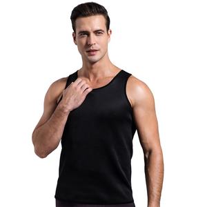 Faja de neopreno negra para <span class=keywords><strong>hombre</strong></span>, <span class=keywords><strong>chaleco</strong></span> de talla grande, entrenador de cintura, corsé de neopreno para quemar grasa - Product Image 5