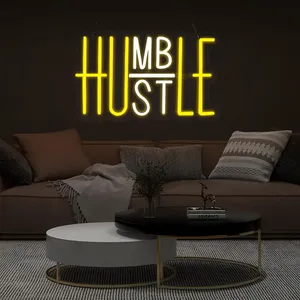 Khiêm tốn hối hả Led Neon dấu hiệu IP67 tường trang trí nội thất có thể điều chỉnh độ sáng USB Power Acrylic đèn cho văn phòng người đàn ông hang động không có pin - Product Image 1