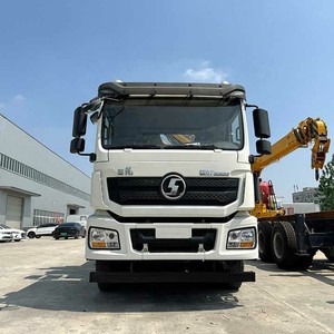 Camion grue articulée Shacman 8x4 de 16 tonnes avec grue pliante, prix usine - Product Image 4