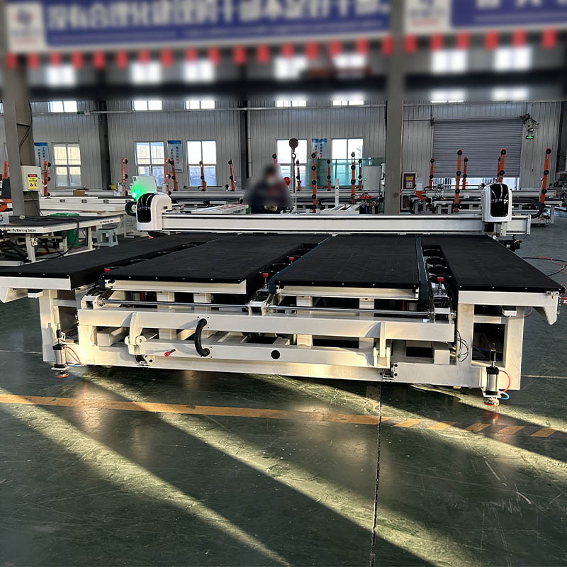 Window and Door Construction Glass Making Flat Automatic film loading Glass Cutting Machine