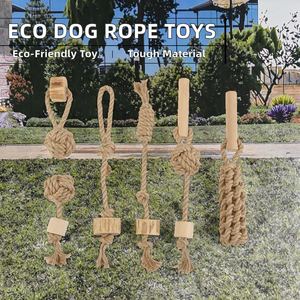 Wholesale Multi Craft MS1772 Custom Pet <b>Dog</b> Chew Toys Natural Hemp Cotton Eco Friendly Durable Interactive Indoor Use Toys - Product Image 2