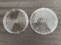 Composants optiques en plastique pour éclairage : Lentilles circulaires optiques en PC PMMA moulées par injection, lentilles de Fresnel, couvercles de lentilles optiques, personnalisables OEM ODM
