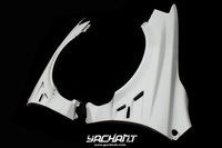 Kit de Carrocería para Guardabarros Delantero de +35 mm Estilo Versión Wide Body VS en Fibra de Vidrio FRP para Mitsubishi Lancer Evolution X de 2008 a 2017 para EVO X