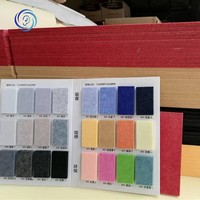 Matériaux de décoration intérieure recyclés pour le bureau, le cinéma à domicile, l'insonorisation, panneaux acoustiques muraux et de plafond 3D, prix d'usine