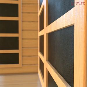 Sauna Moderna para el Hogar en Oferta, Capacidad para 1 Persona, con Madera Sólida de Pino Finlandés, Calentador de Carbono, Sauna Infrarroja en Venta - Product Image 6