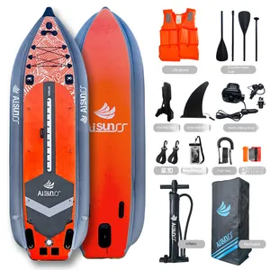 Tube de flotteur gonflable en caoutchouc épaissi pour bateau, support de canne à pêche, planche à pagaie portable stable, planche à pagaie debout - Product Image 1