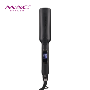 Lisseur à Cheveux Professionnel Vibrant à la Kératine, Plaques en Titane Électriques, Chauffage MCH, Température Réglable 480°F, 1,7 Pouce, Ionique - Product Image 2