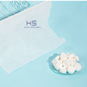 Khăn nhỏ dùng một lần làm đẹp Khăn mặt nén khăn không dệt bông làm sạch khách sạn nén mô không dệt màu trắng - Product Image 6