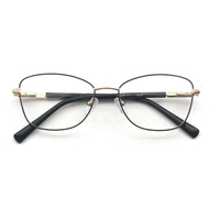 Monture de lunettes de lecture unisexe rectangulaire moderne en métal léger, anti-lumière bleue, haute qualité, vente en gros
