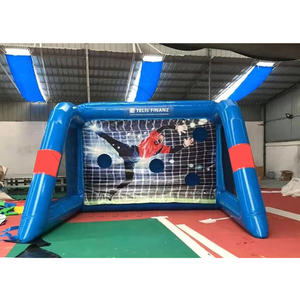 Terrain de jeu gonflable pour enfants, jeux de football gonflables, jeux de tir, jeu de carnaval portable en plein air, but de football gonflable - Product Image 1