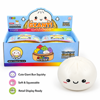 Jouet Squishy en forme de pain vapeur de 14 cm, réaliste, créatif, à récupération lente, anti-stress