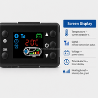 Interruptor Universal OkyRie para Calefacción de Aire, Calentador Diésel LCD de 1KW 8KW con Bluetooth y Control Remoto de 433MHz