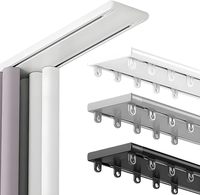 Nouveau rail de rideau double luxueux et lourd OEM 2026 pour salon et chambre à coucher