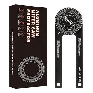 Rapporteur de scie à onglet en alliage d'aluminium, avec échelles gravées au Laser, détecteur d'angle antirouille pour camion - Product Image 1