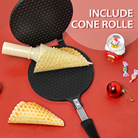 Moule à petit déjeuner au four de cuisine personnalisé mini moule à gaufres antiadhésif pour la fabrication de gaufres moule de cuisson gâteau aux œufs à bulles