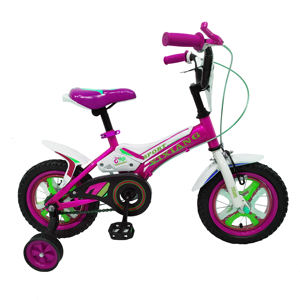 Vélo d'apprentissage 12 pouces pour tout-petits, monovitesse, fourche en acier, pédales ordinaires, <span class=keywords><strong>panier</strong></span> en plastique, roues d'apprentissage – Offre Spéciale - Product Image 6