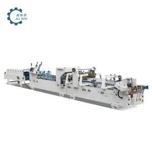 Automatic carton box folder gluer machine corrugated carton boxes automatic folder gluer