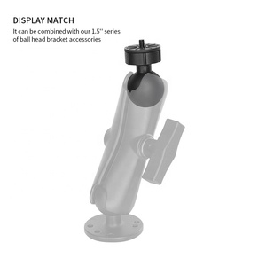 Adaptador de cabeza de bola de tornillo de enchufe de 1,5 "con espárrago roscado de 1/4"-20 para <span class=keywords><strong>c</strong></span>ámara Gopro Hero <span class=keywords><strong>Insta</strong></span> 360 y más, de forma que se puede ver en la parte superior de la pantalla - Product Image 4