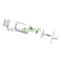 Actionneur linéaire miniature à aimant permanent Spark Energy Saving 25BYJ-01 3-12V pour le contrôle de soupapes électroniques